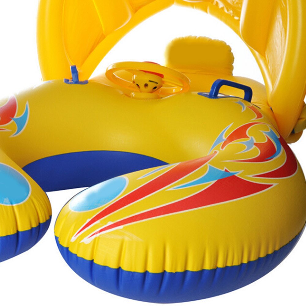 Moeder Kind Opblaasbare Ring Zwemmen Cirkel Baby Float Opblaasbare Swimtrainer Dubbele Vlot Ringen Speelgoed Zwembad Accessoires
