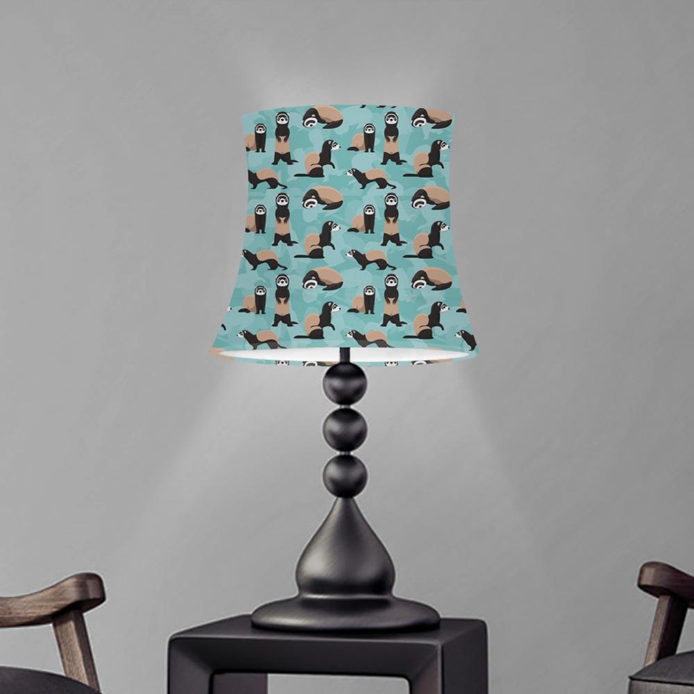Modern tyglampa utskrift fereet sovrum lampskärm väggkonst lampöverdrag bord taklampa lock inomhusbelysning tillbehör: Z5715 hss