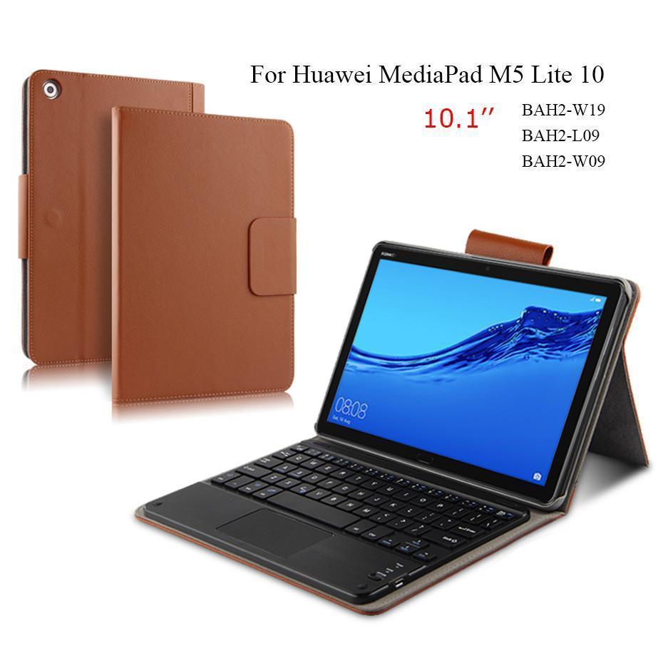 Case For Huawei MediaPad M5 Lite 10 10.1" BAH2-W09/L09/W19 Detachable Tablet Bluetooth Keyboard Cover Multilingual Language