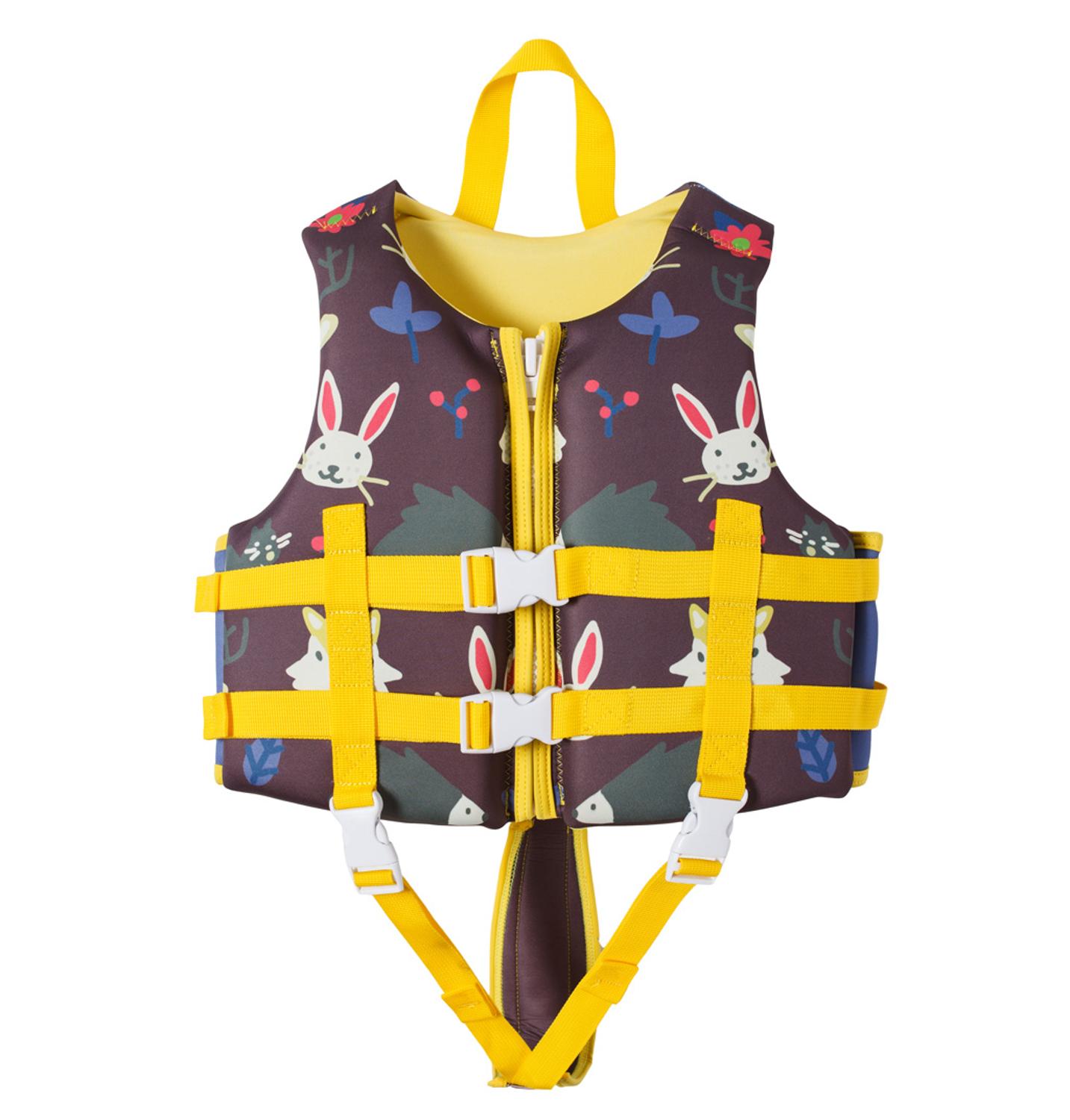 Nuovo capretti di arrivo del ragazzo girk di nuotata giubbotto di salvataggio del rivestimento del fumetto neoprene per gli sport acquatici