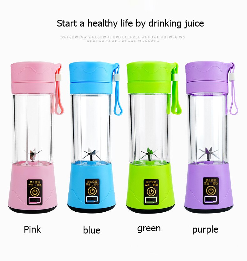 portable blender usb mixer electric juicer machine smoothie blender mini food processor personal blender cup juice blenders