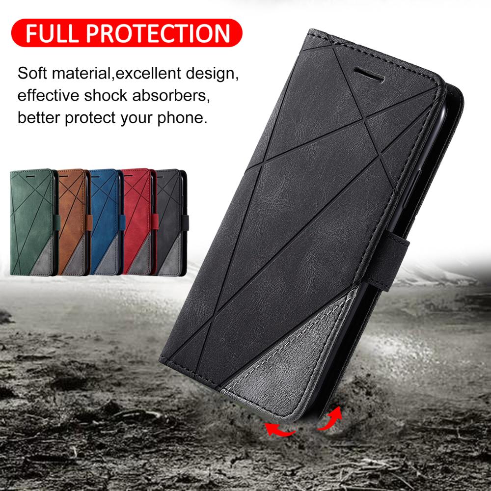 A21s Leather Case on For Samsung Galaxy A21S Case Etui na For Samsung A21 S A 21S A 21 S SM-A217F Flip Cover Phone Wallet Case