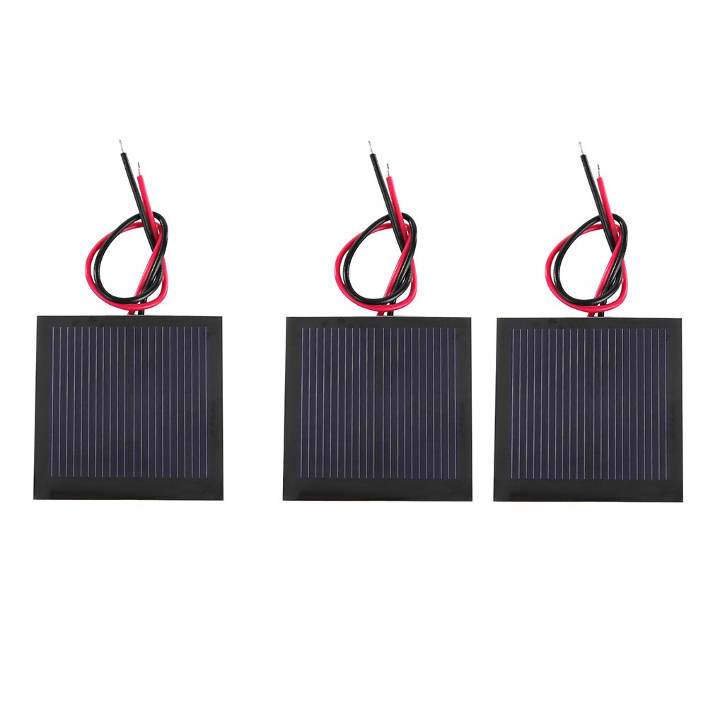 Solar Cell Diy Solar Charger 1V 200mA Polycrystalline Silicon Solar Panels 40mmx40mm 0.2W DIY for Solar Toys