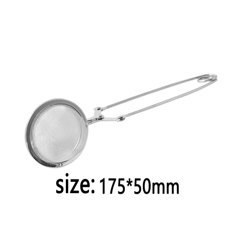 Infuser Locking Spice Tea Ball Filter Reusable Stainless Steel Tea Strainer Mesh with Handle Tea Filter Strainers Kitchen Tools: A