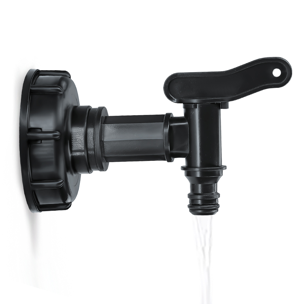 Casoter Universal-Wasserhahn-Adapter – 2 Stück, 16 Mm, Mit Edelstahl-Klemme, Schwarz