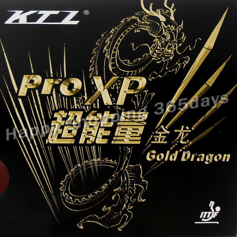 KTL Pro XP Gold Dragon pips-in table tennis / pingpong rubber with sponge
