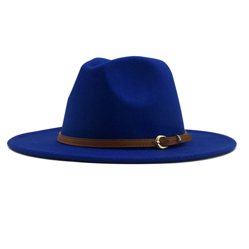 Winter Autumn Imitation Woolen Women Men Ladies Fedoras Top Jazz Hat European American Round Caps Bowler Hats