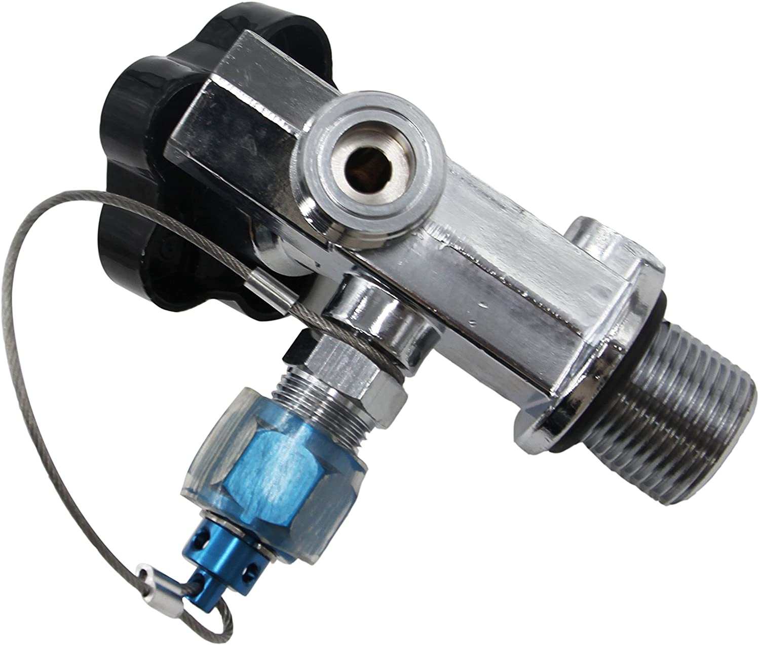 Lattergas systemer super hi-flo flaskeventil arbejde til nr. 16139 ( sort)