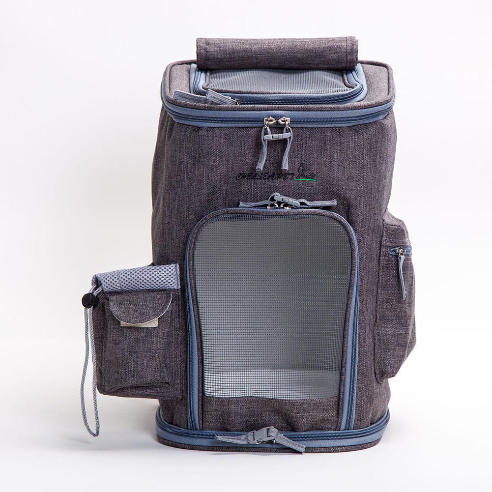 Outdoor Opvouwbare Draagbare Rugzak voor Katten Honden Ademend Huisdier Draagtas voor Fietsen Reizen Wandelen