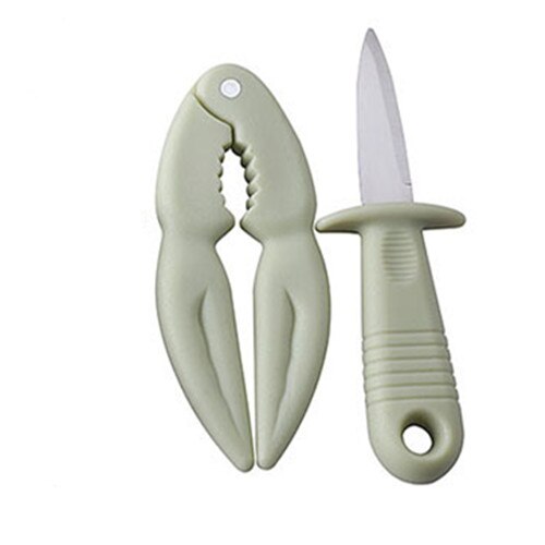 Creatieve Moer Opener Walnoot Clip Huishouden Krab Eten Tool Krab Clip Sheller Keuken Crab Claw Tool Oyster Opener Mes Set: 1 Set-Green
