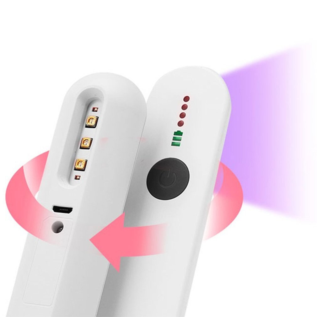 Disinfection UV Sterilizer Lamp Uv Light Sterilizer Portable Light Rechargeable Disinfection Bacteria Sanitizers