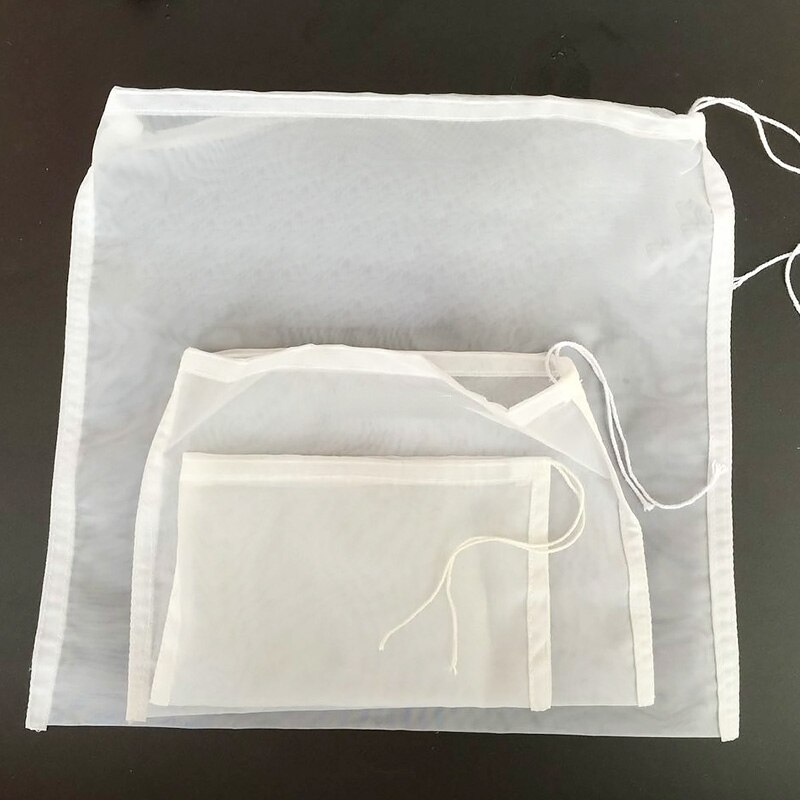 Filet filtrant en Nylon de alimentaire, filet à lait de soja, filtre à vin, maille, réutilisable, café, brassage, passoire à houblon, tamis, outils de cuisine
