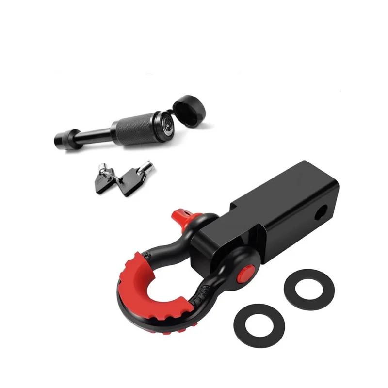 18000 Lbs 2 Inch Shackle Ontvanger Sleepwagen Trekhaak 4X4 Trekhaak: Black