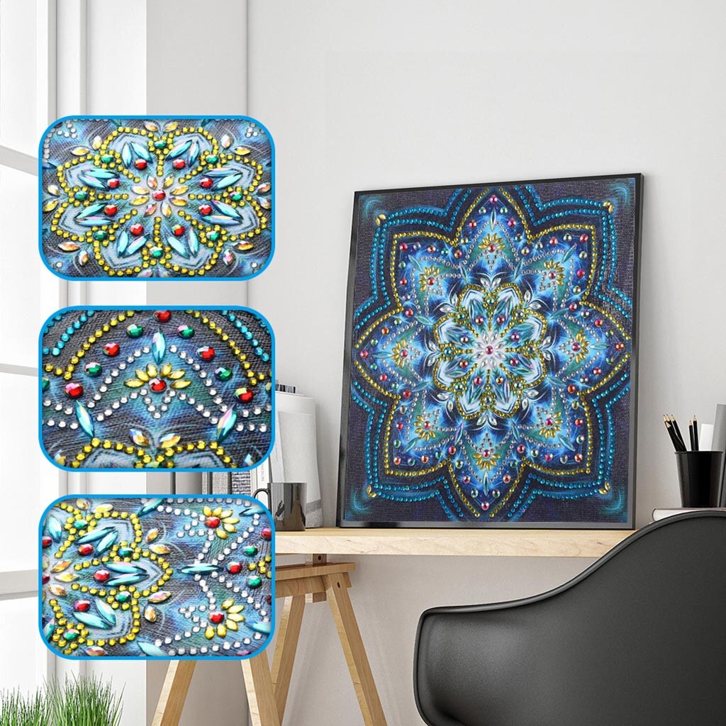 Geometric patterns Special Shaped Diamond Painting DIY 5D Partial Drill Cross Stitch Kits Crystal Rhinestone broderie diamant