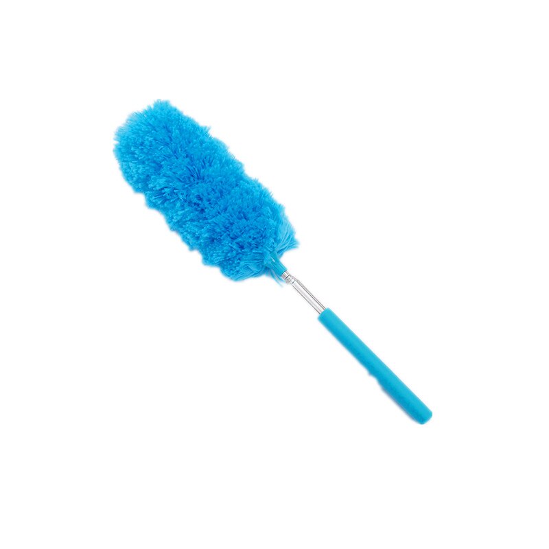 Extendable Duster Static Anti Dusting Brush Soft Microfiber Duster Brush Dust Cleaner Home Air-condition Car Furniture Cleaning: blue