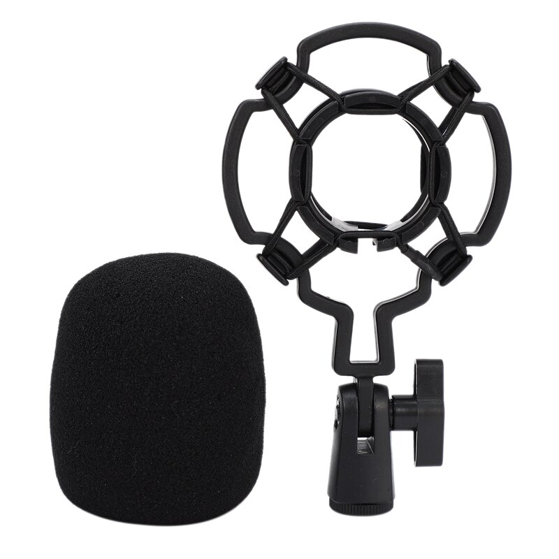 Condenser Sound Microphone with Shock Mount for Computer Sound Recording Kit KTV Karaoke BM800 Microphone