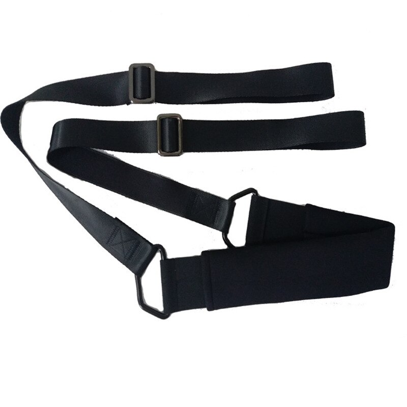 Ballet Band Soft Opening Belt Elastic Pull Up Strap Fitness Pilates Dance Training Yoga Stretching Resistance Band: Black