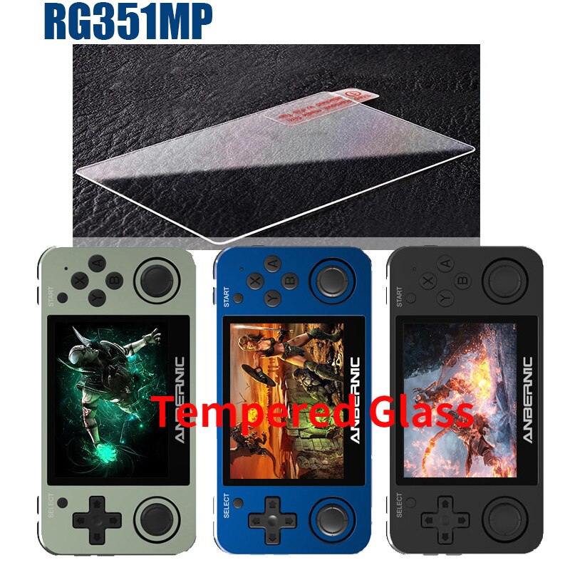 Anbernic-RG351MP Gehard Screen Protector RG351MP Handheld Console Game Speler Gehard Glas Film Screen Film Accessorie: Default Title