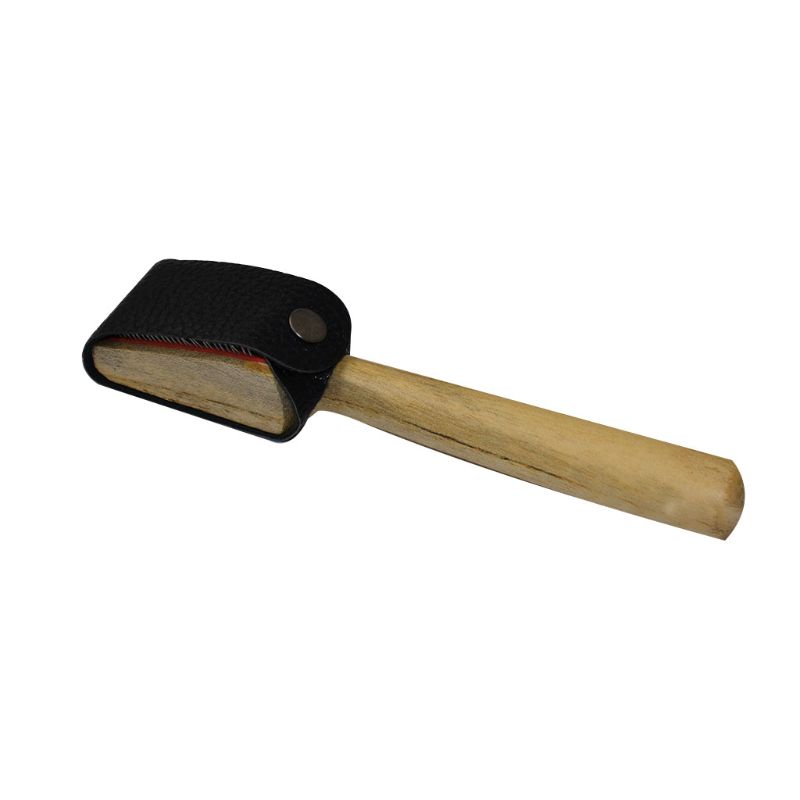 Stålbørste ballet danse sko børste pu beskytter dæksel træ håndtag balsal ruskind såler latin salsa dansesko vedligeholdelse tilbehør