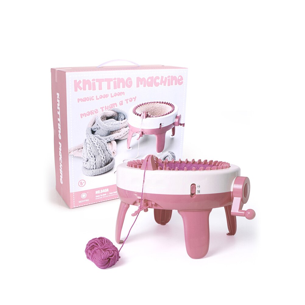 40 Needles Round Hand Knitting Machine Rotating Weaving Loom for Sock Hat Scarf Learning Toy Knitting machine Tools