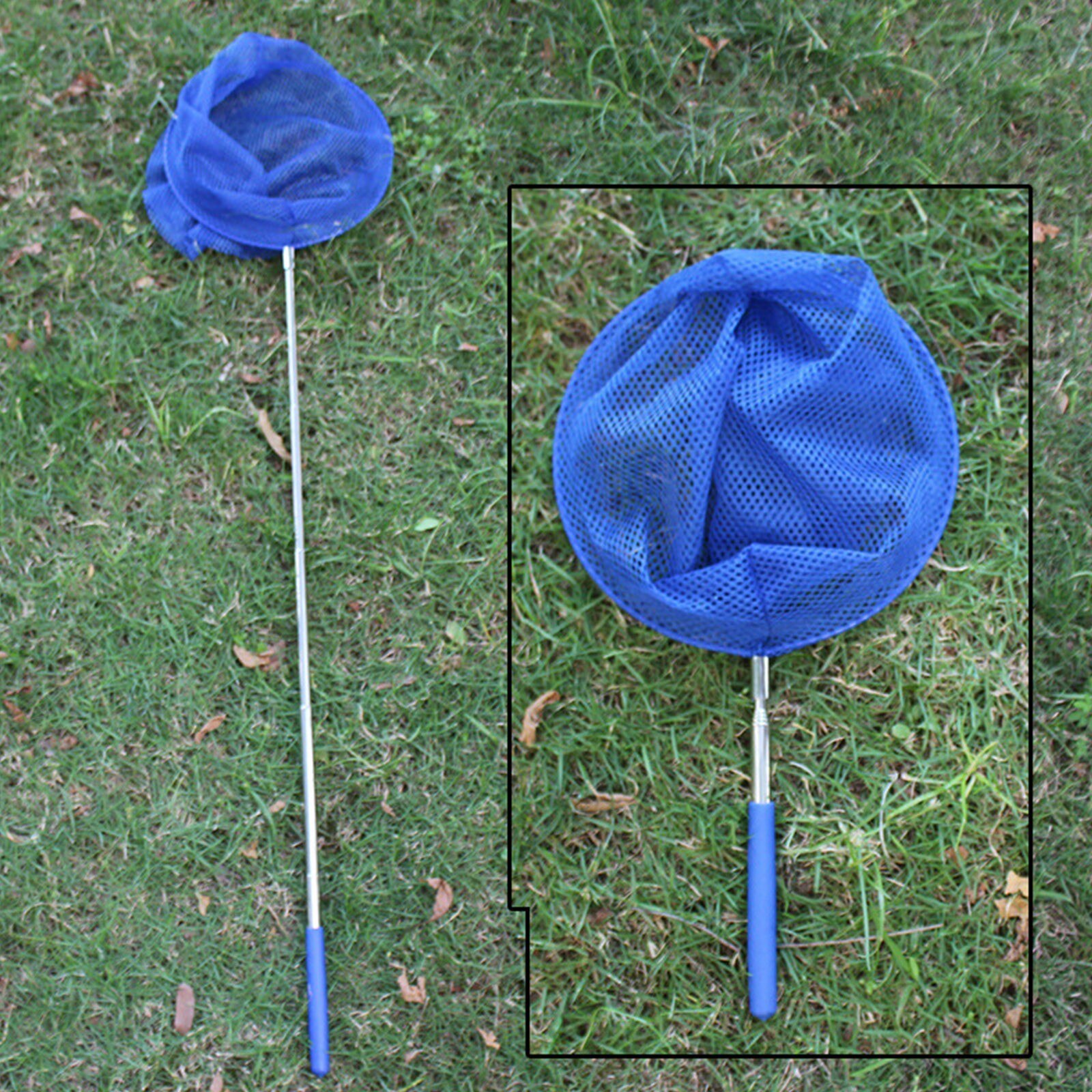 Retractable Children's Fishing Net And Insect Net Folding Bucket Retractable Multi-purpose Thicken Fishing Car-washing Gadget