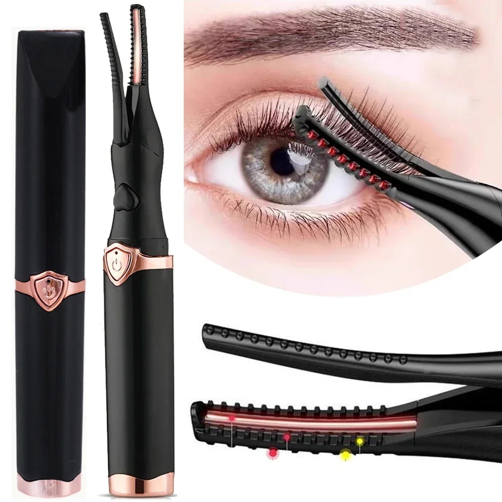 Outil de recourbe-cils électrique durable, recourbe-cils électrique naturellement recourbé, contrôle Intelligent de la température, maquillage de style