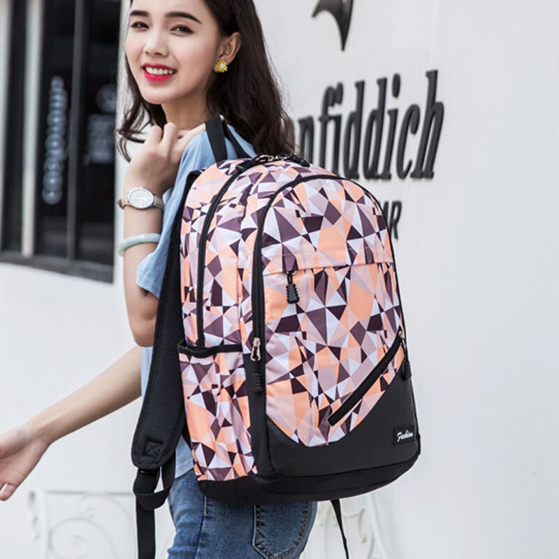 Waterdichte Oxford Fabricschool Rugzakken Voor Jongens Print Schooltassen Voor Meisjes 17 Inch Laptop Rugzak Voor Tieners Schooltas: 5288-6