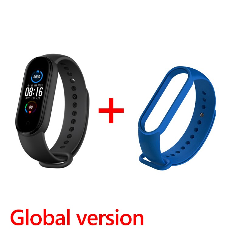 Xiaomi Originale Fascia 5 Braccialetto Intelligente AMOLED Schermo Variopinto di Frequenza Cardiaca Fitness Tracker Bluetooth 5.0 Impermeabile Miband5: style  8