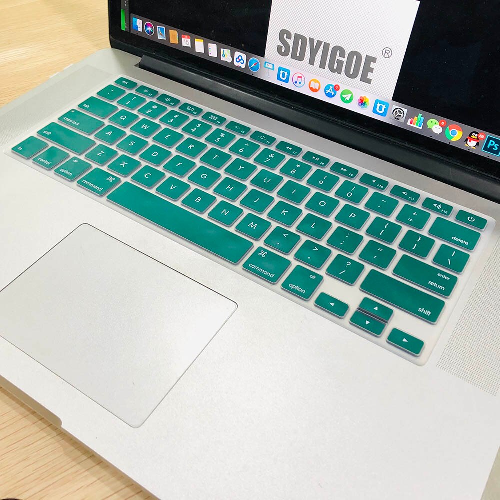 Laptop keyboard cover for macbook air 13inch model A1466 A1369 U.S. Edition Us-Enter English text Keyboard protective film: I