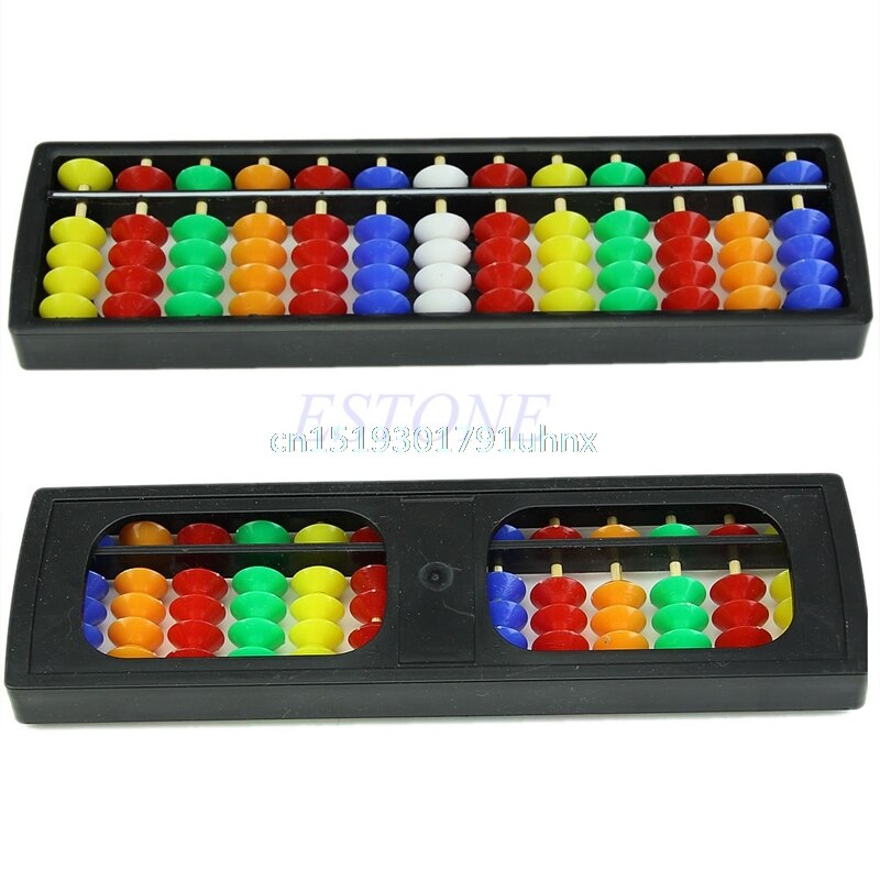 Draagbare Rekenen Soroban Kleurrijke Kralen Wiskunde Berekenen Chinese Abacus