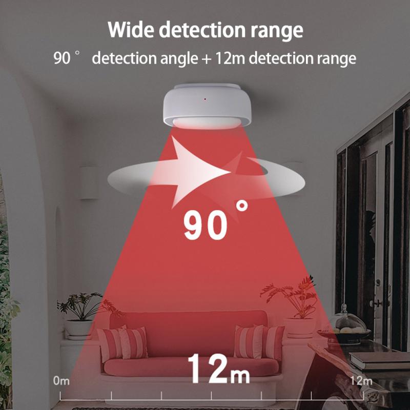 Tuya Zigbee Motion Sensor Smart Human Body Sensor Body Movement Wireless ZigBee Wifi Gateway Built In Battery Passive Infrared