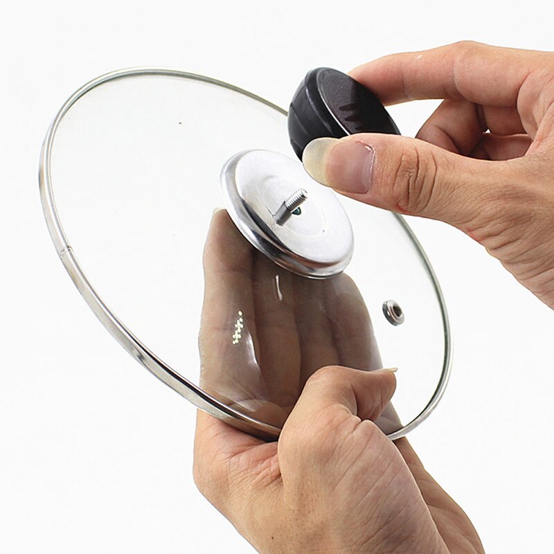 3Pcs Cookware Pot Pan Deksel Vervanging Hand Grip Cover Knop Handvat Voor Keuken Circulaire Holding Knop Schroef Handvat