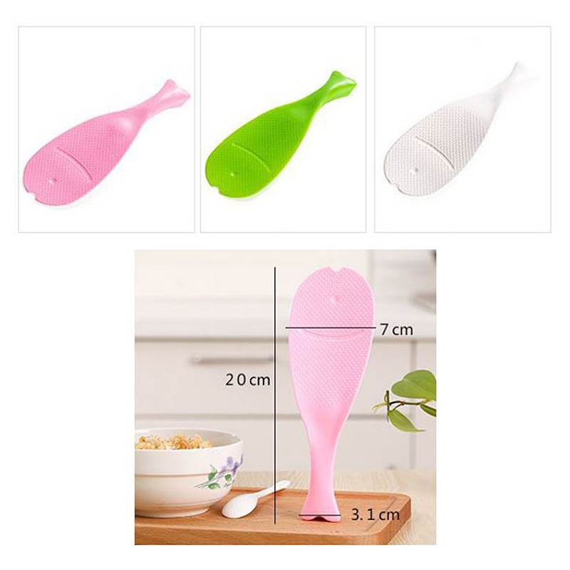 Kitchen Plastic Spoon 1PC Kitchen Fish Shape Non-s... – Grandado