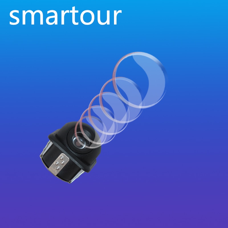 Smartour Auto Reversing Parking Camera Intelligent Dynamic Trajectory Tracks Rear View Camera HD CCD Reverse Backup Assistance