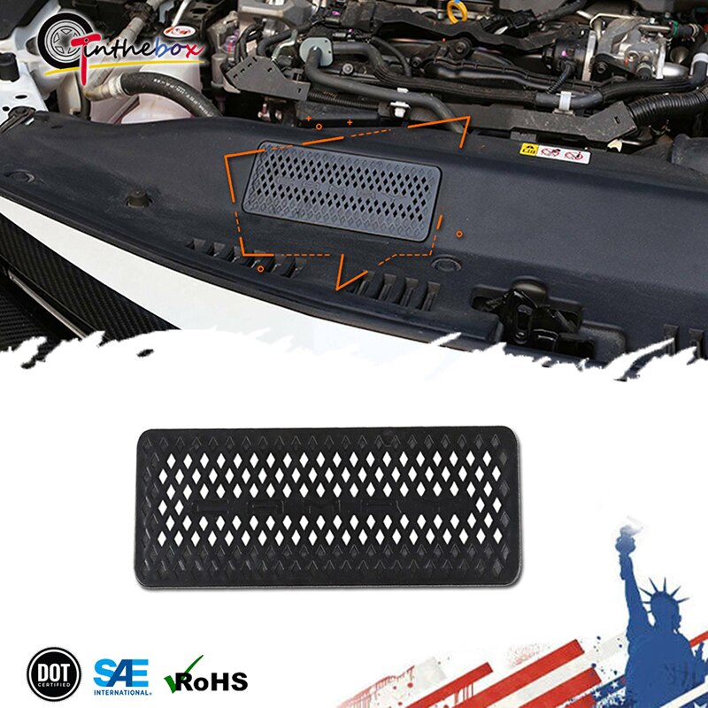 Gtinthebox 1PC Black Car Engine Air Intake Dust Stuc Protective Cover Trim For Toyota Camry Car Decoration Accessories