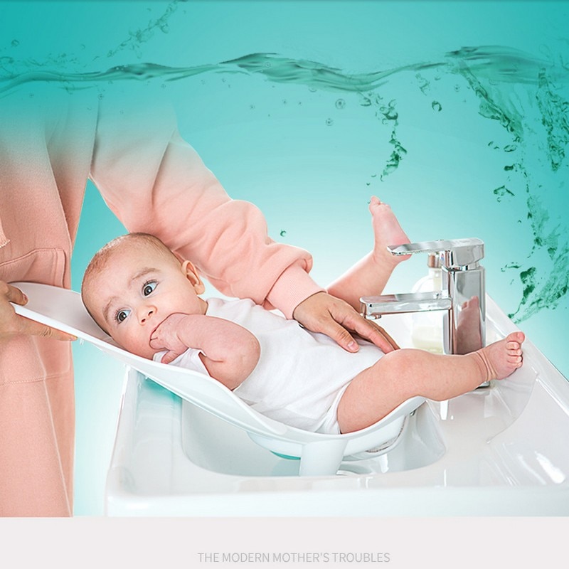 Nyfødt multifunktionelt vask pp badekar bærbart spædbarn babyvask røv artefakt bedste baby badesæt håndvaske forsyninger baby pleje