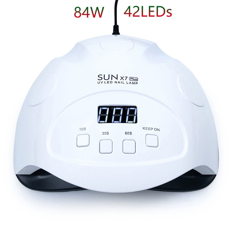 84W SOLEIL X7 Plus LAMPE À UV LED Sèche-ongles 42 LED Séchage tous les Vernis À Ongles de Dessiccateur De Lampe De Clou de Manucure Outil De Séchage