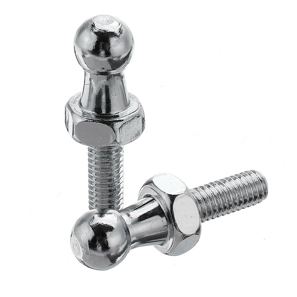 2 stücke 2x10mm Auto Edelstahl Ball Stehbolzen M6 für Gas streben bein Ball enden bolzen motorhaube mit Original Standard