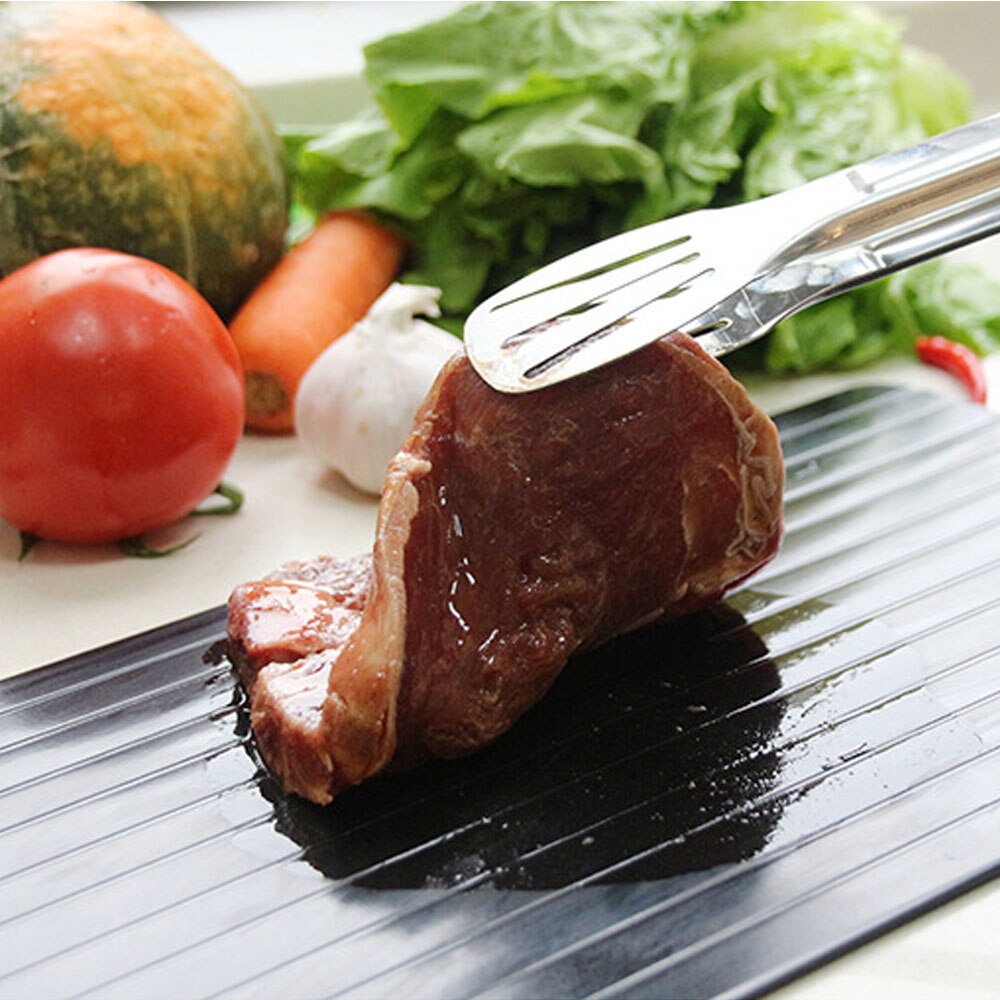 Fast Defrosting Tray Thaw Frozen Food Meat Fruit Quick Defrosting Plate Board Defrosting Meat Tray Kitchen Gadget Tool