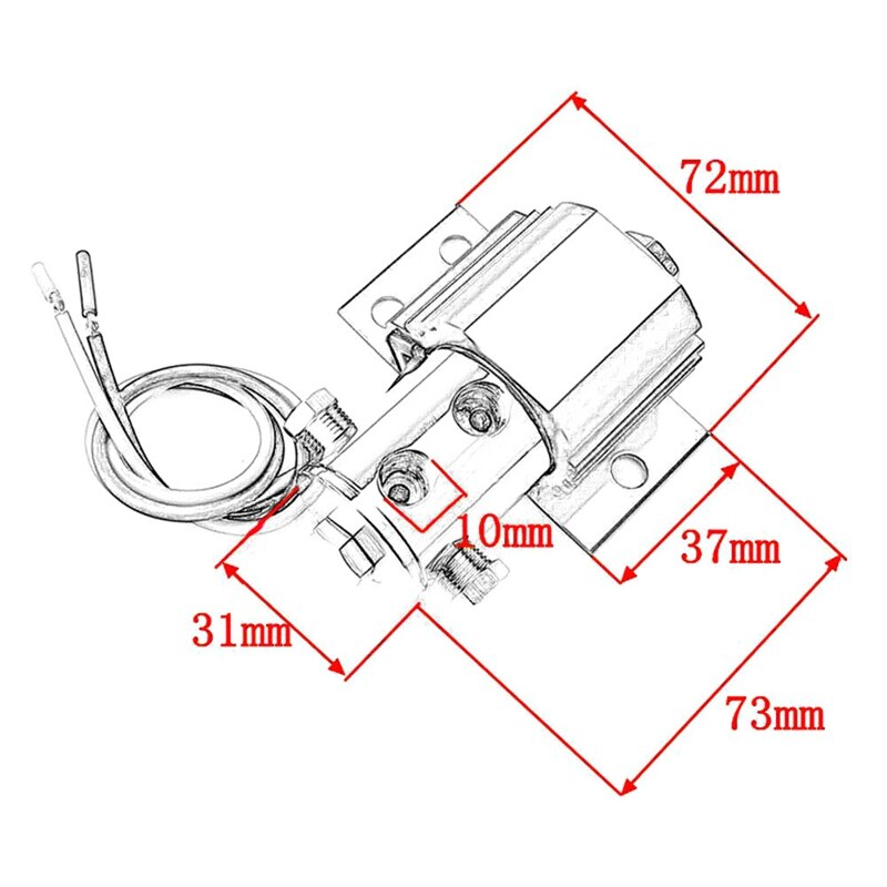 Front Brake Line Lock Kit Heavy Duty Type Roll Control Hill Holder Kit Upgrade