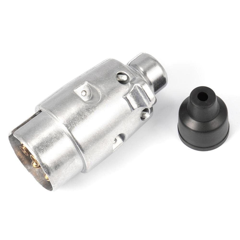 Lkw Zubehör 7-Stift 12 Volt Stecker Aluminium Lkw Kabel Stecker Europäischen Auto Anhänger Signal Licht Anhänger Stecker