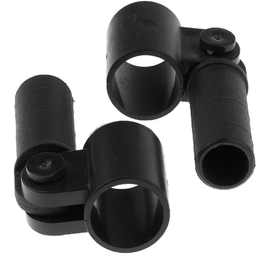 2 Pieces Inflatable Fishing Boat Awning Bimini Top Activity Connectors Fasteners Jaw Slide With Eye End Cap Kayak Accessories