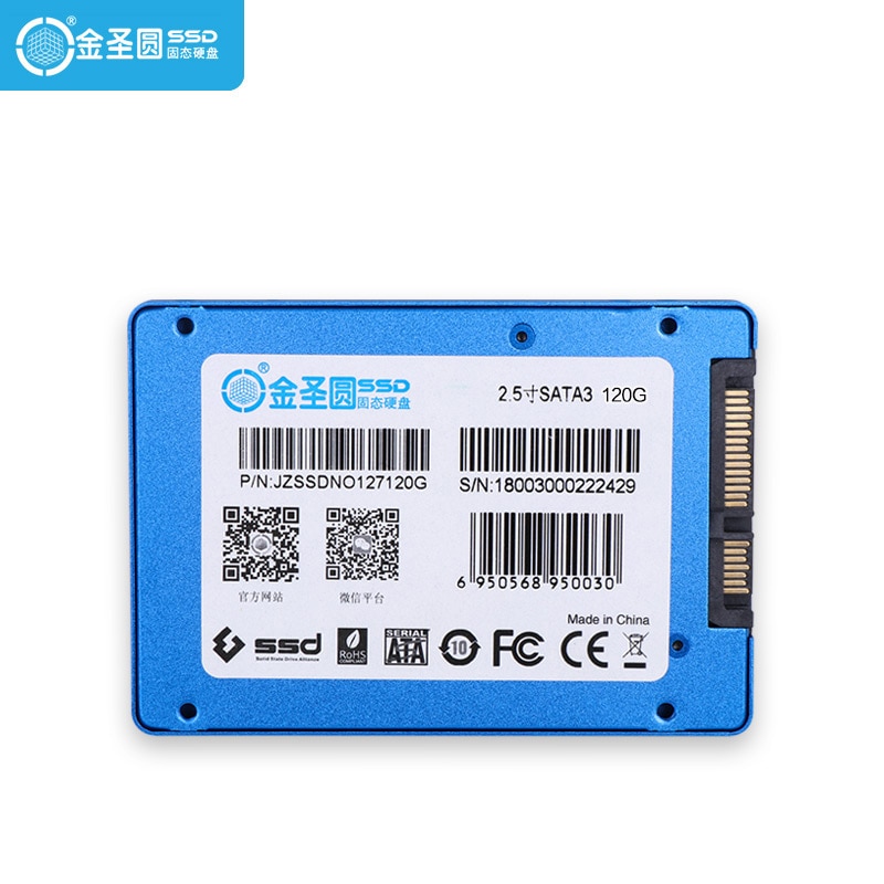 JSYERA S100120GB SSD SATA3 2,5 pulgadas unidad de estado sólido de 120GB Disco Duro Interne HDD SSD disco Voor de escritorio del ordenador portátil Gratis