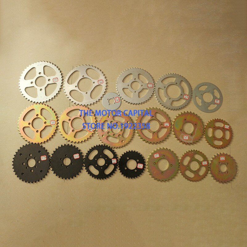 Tandwielen 420/428/520/530 Keten 28/31/32/35/37/40/43/45/48T Tand 37/41/48/58/76Mm Voor Go Kart Bike motorfiets Onderdelen