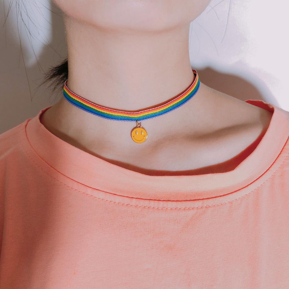 Mode Mulltilayer Hand Gevlochten Lgbt Rainbow Armband Bedels Leuke Maan Regenboog Braslet Voor Vrouwen Polsbandje Accessoires Sieraden
