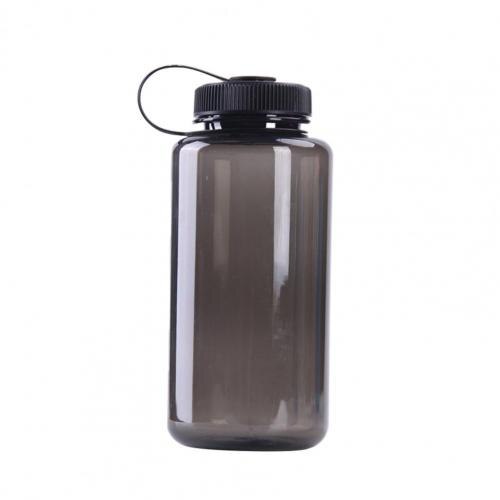 1000Ml Draagbare Sport Brede Mond Grote Capaciteit Fles Water Drinken Beker Draagbare Mok Wear -Slip Sport Flessen: Black