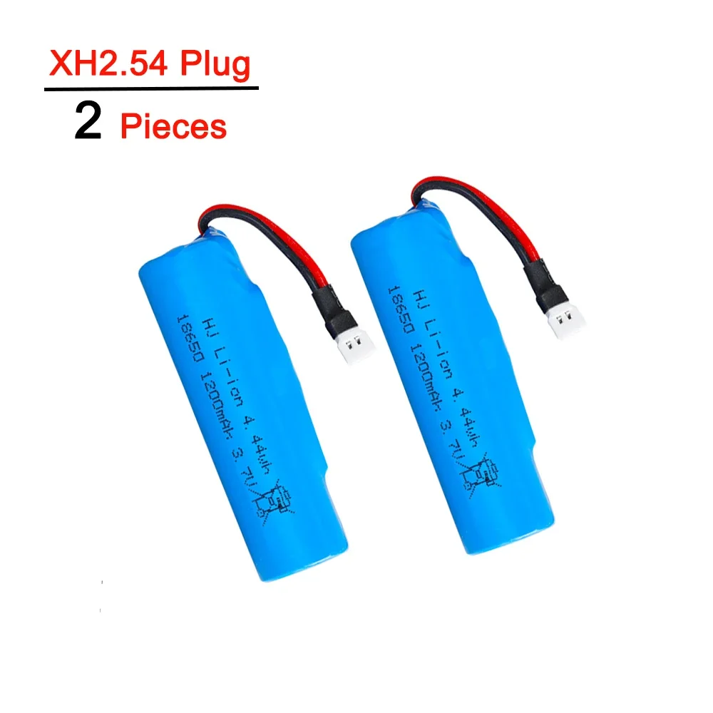 18650 paquetes de baterías Lipo 3,7 V 1200mah para coche de juguete Rc helicóptero aviones Baot tanque camión motocicletas batería de litio recargable: YELLOW