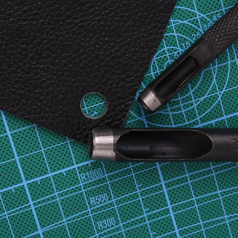 Punching Leather Hole Punch Round Steel Leather Craft Hollow Hole Punch Metal Gaskets Plastic Rubber Tools 1mm-10mm