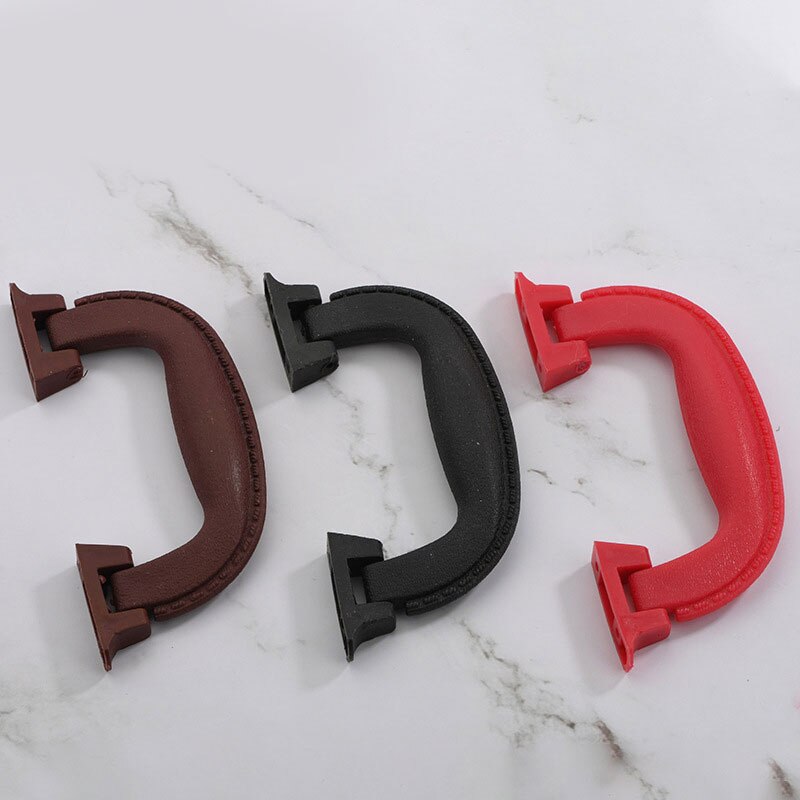 Suitcase Holder Retro Plastic Furniture Hardware Chinese Style Antique Leather Case Handle Arch Box Handle Tool Handle 1PC