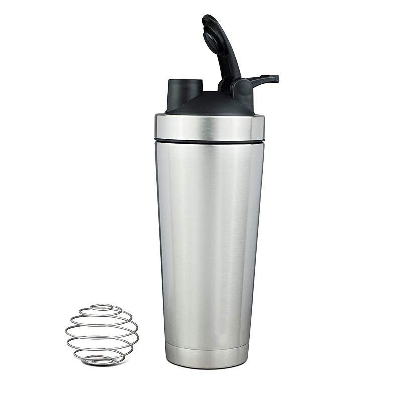 Shaker Bottle Stainless Steel Shaker Cup Mug Water Bottle Vacuum Double Walled Protein Shaker Bottle Stainless Steel Shaker Cup
